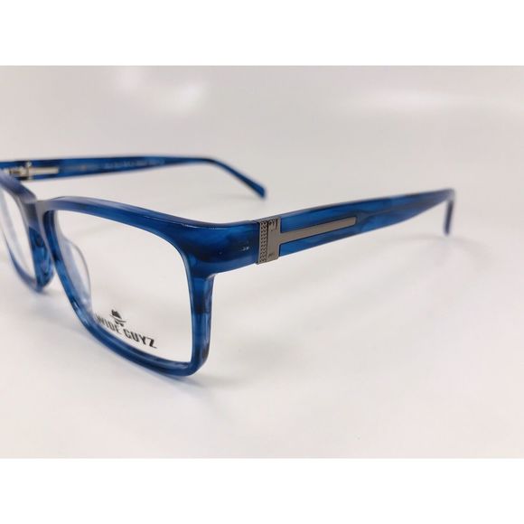 New Wide Guyz Blue Marble BIG AL Eyeglasses 58mm for The Stylish Large Man - Picture 4 of 11